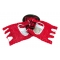 MESHED GLOVES RED 