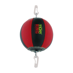 LEATHER PUNCHING  BALL RED / BLACK 