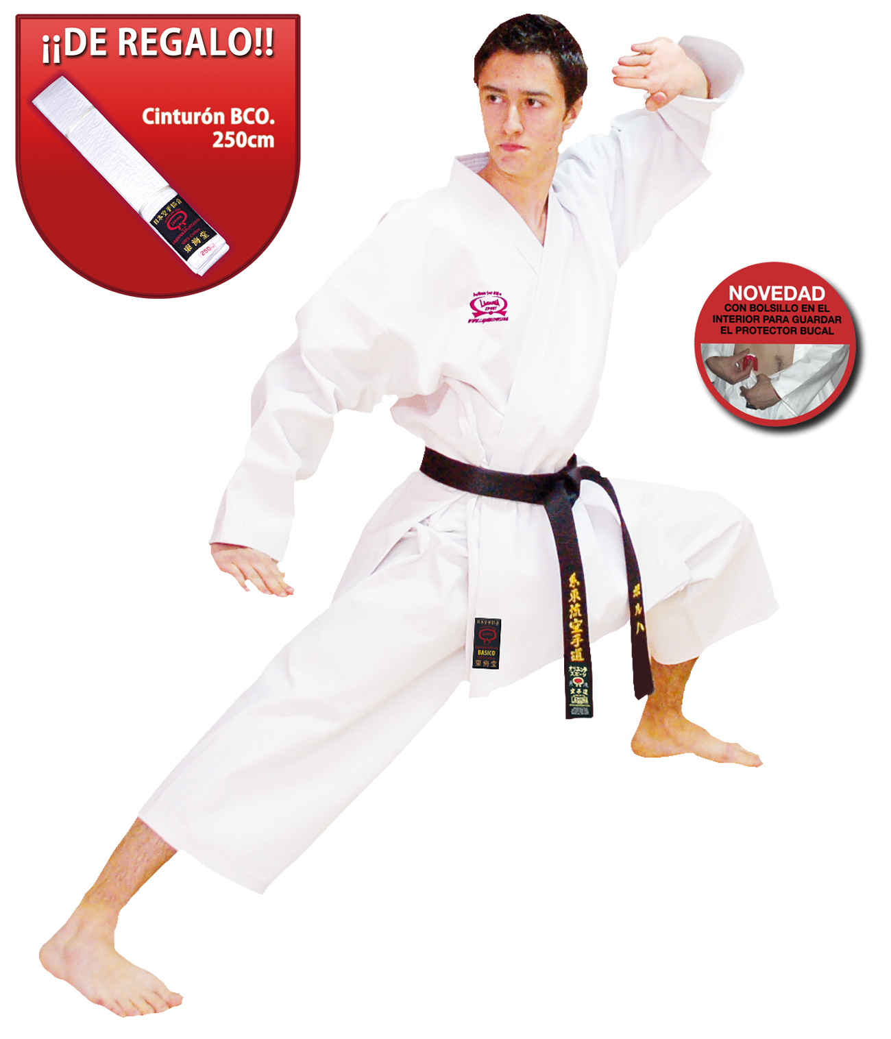 Duplicar marxismo Guardería Kimono karate linea básica