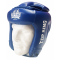 CASCO CUERO TOP RING HOMOLOGADA F.E.K BOXING  AZUL