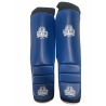 ESPINILLERA CON EMPEINE TOP RING HOMOLOGADA F.E.K BOXING  AZUL