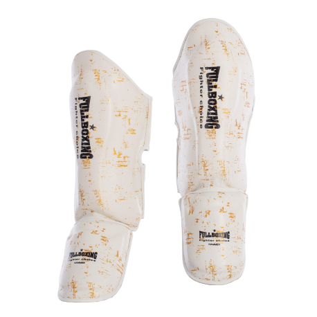 PAR ESPINILLERAS FULLBOXING HAMMER BLANCA